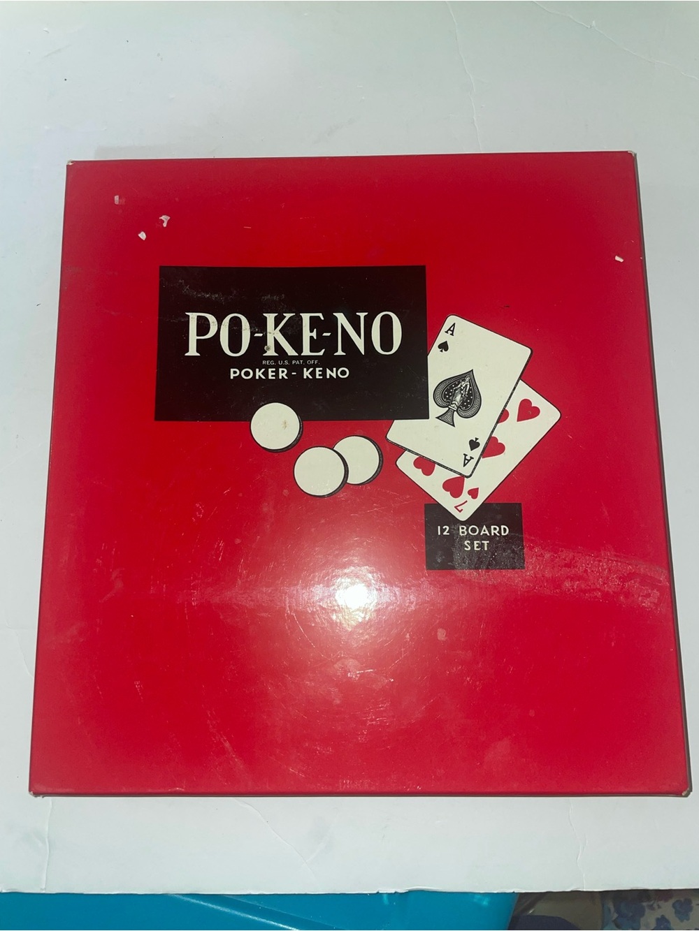 Poker-Keno Game Set Vintage